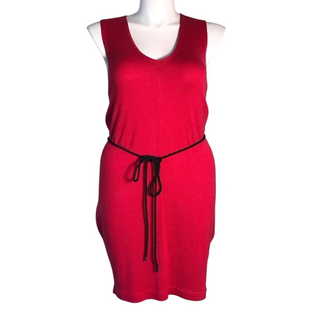 RACHEL ROY CRANBERRY TANK WRAP SWEATER DRESS‎